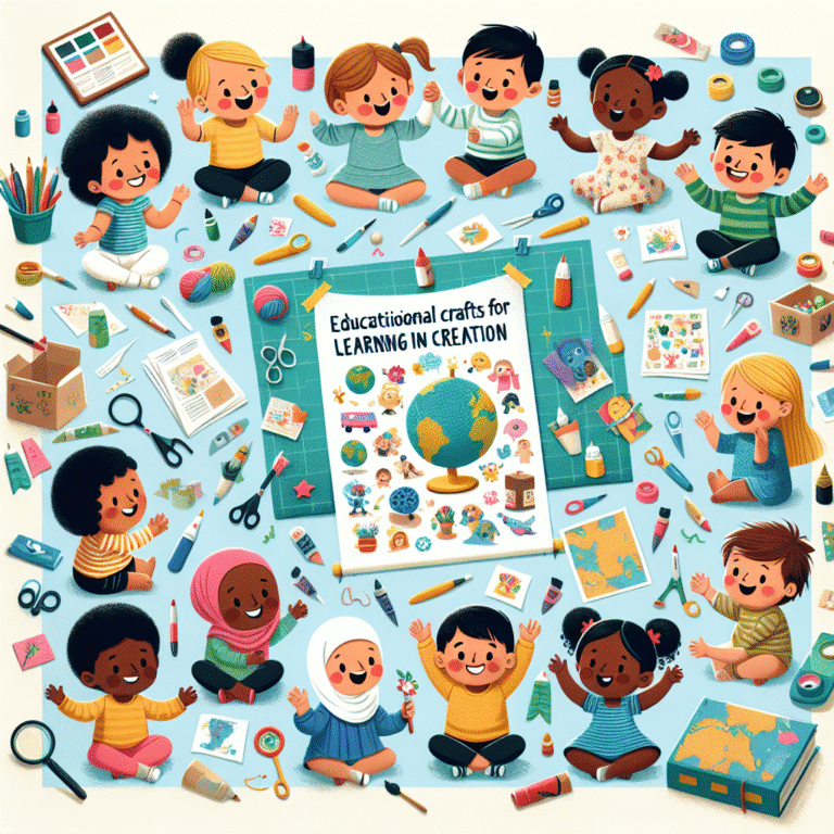Artesanato Educativo para Crianças Pequenas: Aprendizado Através da Criação