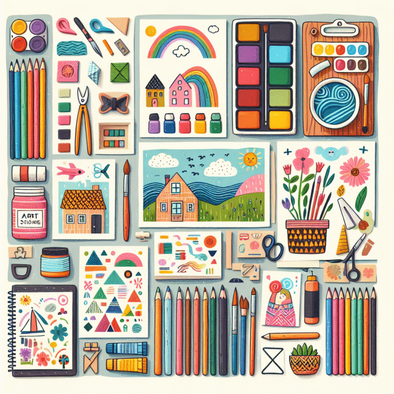 Ideias de Arte para Crianças em Casa: Explore Sua Criatividade